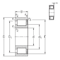 Bearing NCF29/500-V NKE